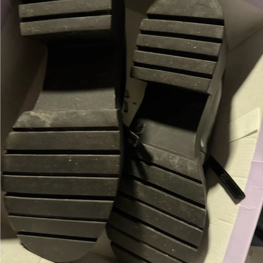 Madden Girl Glossy Black Mary Jane Shoes - Picture 5 of 6